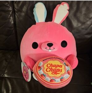 New! Zuru Snackle Britney Chupa Chups Bunny 14” JUMBO Plush Snackles NWT…